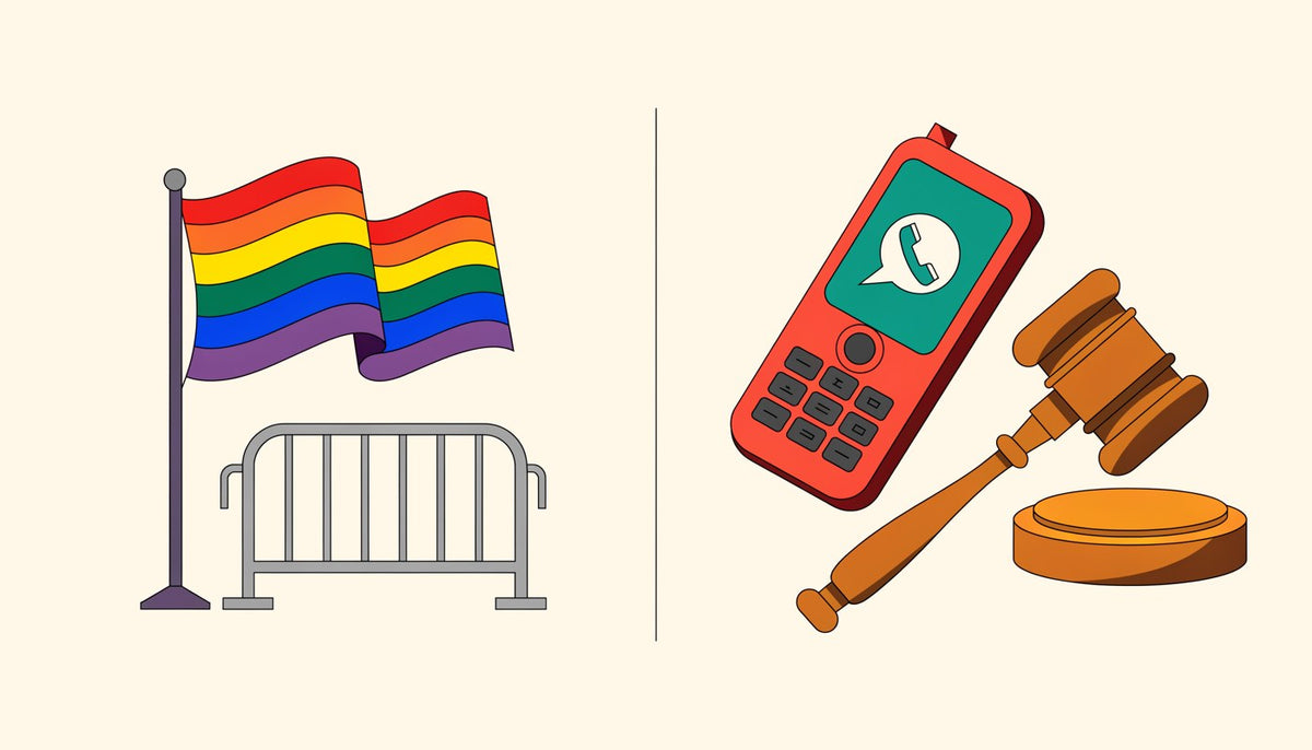 an arizona man threatened to drive a u-haul into a pride parade and open fire. he told police he was joking.