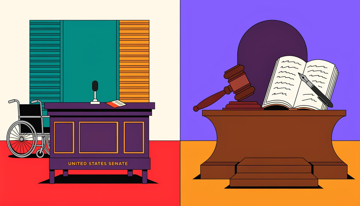 mcconnell came back after three months. the vote he came back for was a judge who misgenders children in writing.