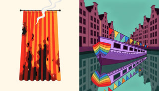 a man set fire to a pride changing room in amsterdam. prosecutors now call it terrorism, and €750 landed in his account that day marked "gift." we have questions.