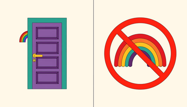 a minnesota school board banned a sticker the size of a business card. two families are suing.