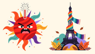 paris pride got canceled in june because it was 40 degrees. it came back on saturday with a sign that said "less RN, more lesbians." worth the wait.