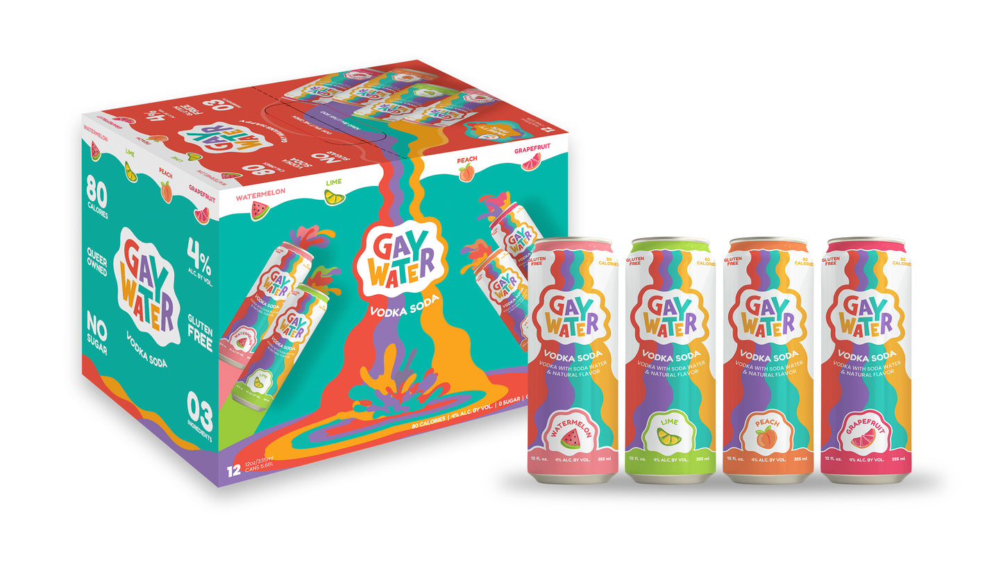gay water variety 12-pack