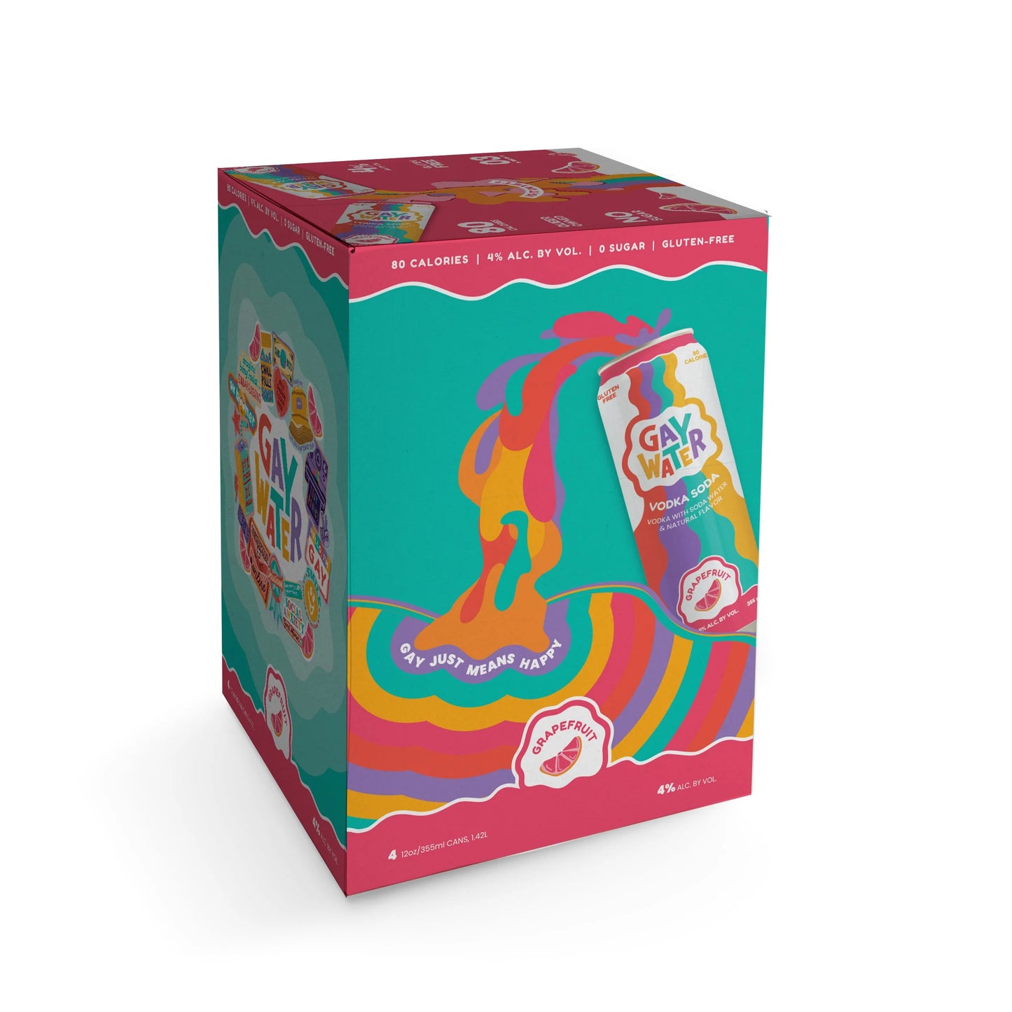 Gay Water Grapefruit 4-Pack