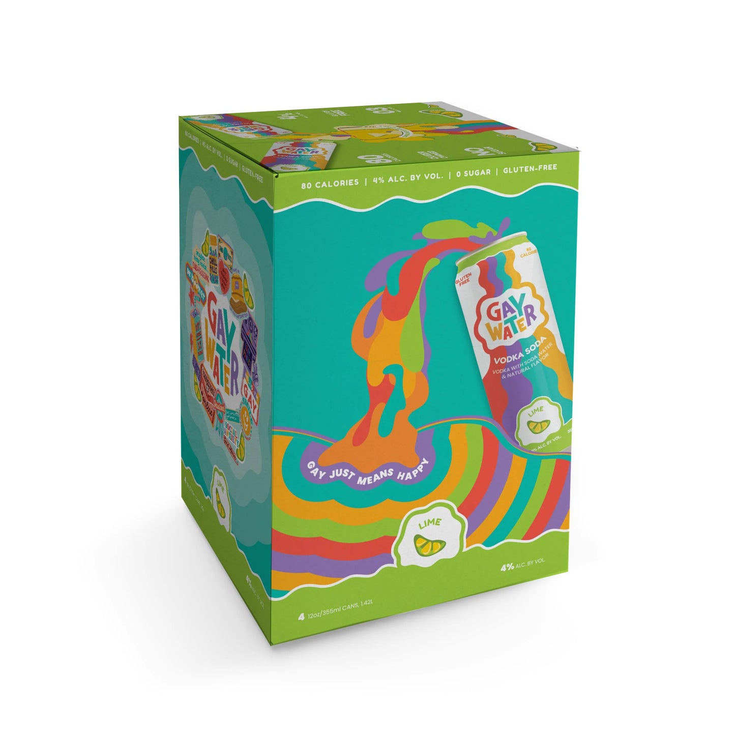 Gay Water Lime 4-Pack