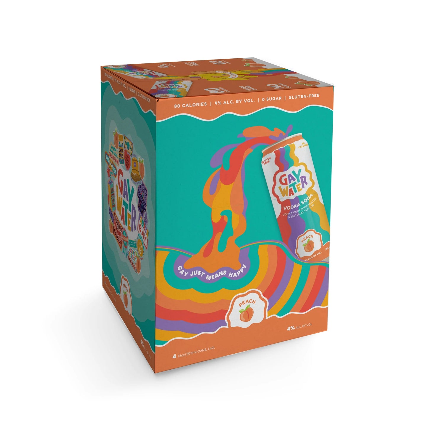 Gay Water Peach 4-Pack